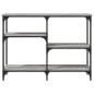vidaXL Mesa consola madera de ingeniería gris Sonoma 102x29x75 cm vidaXL Mesa consola madera de ingeniería gris Sonoma 102x29x75 cm