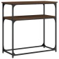 vidaXL Mesa consola madera de ingeniería marrón roble 75x35,5x75 cm vidaXL Mesa consola madera de ingeniería marrón roble 75x35,5x75 cm