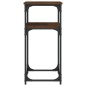 vidaXL Mesa consola madera de ingeniería marrón roble 75x35,5x75 cm vidaXL Mesa consola madera de ingeniería marrón roble 75x35,5x75 cm