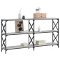 vidaXL Mesa consola madera de ingeniería gris Sonoma 200x28x80,5 cm vidaXL Mesa consola madera de ingeniería gris Sonoma 200x28x80,5 cm