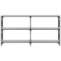vidaXL Mesa consola madera de ingeniería gris Sonoma 200x28x80,5 cm vidaXL Mesa consola madera de ingeniería gris Sonoma 200x28x80,5 cm