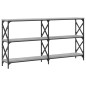 vidaXL Mesa consola madera de ingeniería gris Sonoma 200x28x80,5 cm vidaXL Mesa consola madera de ingeniería gris Sonoma 200x28x80,5 cm