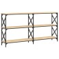 vidaXL Mesa consola madera de ingeniería roble Sonoma 200x28x80,5 cm vidaXL Mesa consola madera de ingeniería roble Sonoma 200x28x80,5 cm