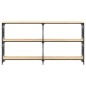 vidaXL Mesa consola madera de ingeniería roble Sonoma 200x28x80,5 cm vidaXL Mesa consola madera de ingeniería roble Sonoma 200x28x80,5 cm