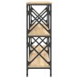 vidaXL Mesa consola madera de ingeniería roble Sonoma 200x28x80,5 cm vidaXL Mesa consola madera de ingeniería roble Sonoma 200x28x80,5 cm