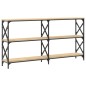 vidaXL Mesa consola madera de ingeniería roble Sonoma 200x28x80,5 cm vidaXL Mesa consola madera de ingeniería roble Sonoma 200x28x80,5 cm