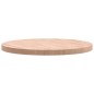 vidaXL Tablero redondo de madera maciza de haya Ø70x4 cm