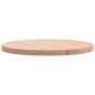 vidaXL Tablero redondo de madera maciza de haya Ø70x4 cm