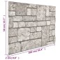 vidaXL Paneles de pared 3D 10 uds EPS con diseño de ladrillo gris vidaXL Paneles de pared 3D 10 uds EPS con diseño de ladrillo gris