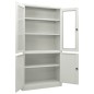 vidaXL Armario de oficina de acero gris claro 90x40x180 cm vidaXL Armario de oficina de acero gris claro 90x40x180 cm