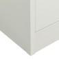 vidaXL Armario de oficina de acero gris claro 90x40x180 cm vidaXL Armario de oficina de acero gris claro 90x40x180 cm