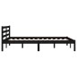 vidaXL Sofá cama madera maciza de pino negro 120x200 cm vidaXL Sofá cama madera maciza de pino negro 120x200 cm