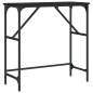 vidaXL Mesa consola madera de ingeniería negra 75x32x75 cm vidaXL Mesa consola madera de ingeniería negra 75x32x75 cm