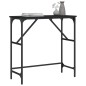 vidaXL Mesa consola madera de ingeniería negra 75x32x75 cm vidaXL Mesa consola madera de ingeniería negra 75x32x75 cm