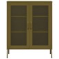 vidaXL Armario de almacenamiento acero verde oliva 80x35x101,5 cm vidaXL Armario de almacenamiento acero verde oliva 80x35x101,5 cm
