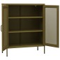 vidaXL Armario de almacenamiento acero verde oliva 80x35x101,5 cm vidaXL Armario de almacenamiento acero verde oliva 80x35x101,5 cm