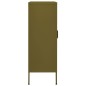 vidaXL Armario de almacenamiento acero verde oliva 80x35x101,5 cm vidaXL Armario de almacenamiento acero verde oliva 80x35x101,5 cm