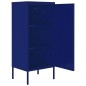 vidaXL Armario de almacenamiento acero azul marino 42,5x35x101,5 cm vidaXL Armario de almacenamiento acero azul marino 42,5x35x101,5 cm