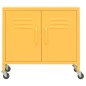 vidaXL Armario de almacenamiento acero amarillo mostaza 60x35x56 cm vidaXL Armario de almacenamiento acero amarillo mostaza 60x35x56 cm