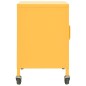 vidaXL Armario de almacenamiento acero amarillo mostaza 60x35x56 cm vidaXL Armario de almacenamiento acero amarillo mostaza 60x35x56 cm