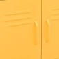 vidaXL Armario de almacenamiento acero amarillo mostaza 60x35x56 cm vidaXL Armario de almacenamiento acero amarillo mostaza 60x35x56 cm