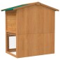 vidaXL Casa de animales pequeños jaula conejera 3 puertas madera vidaXL Casa de animales pequeños jaula conejera 3 puertas madera