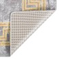 vidaXL Alfombra lavable antideslizante gris 160x230 cm vidaXL Alfombra lavable antideslizante gris 160x230 cm