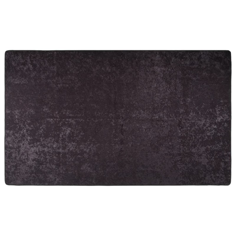 vidaXL Alfombra lavable antideslizante gris antracita 120x180 cm vidaXL Alfombra lavable antideslizante gris antracita 120x180 cm