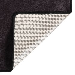 vidaXL Alfombra lavable antideslizante gris antracita 120x180 cm