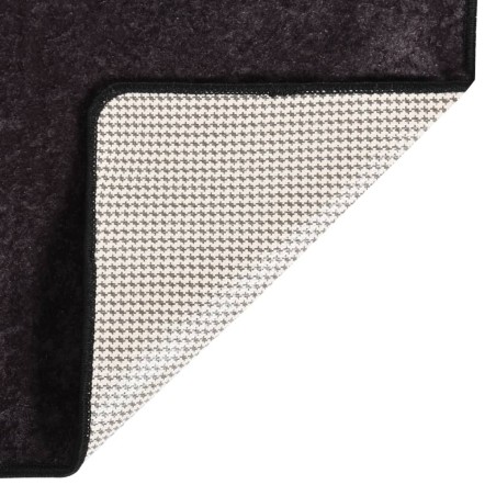 vidaXL Alfombra lavable antideslizante gris antracita 120x180 cm