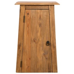 vidaXL Mueble de pared para baño madera maciza de pino 42x23x70 cm