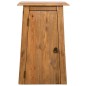 vidaXL Mueble de pared para baño madera maciza de pino 42x23x70 cm