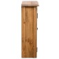 vidaXL Mueble de pared para baño madera maciza de pino 42x23x70 cm
