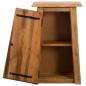 vidaXL Mueble de pared para baño madera maciza de pino 42x23x70 cm