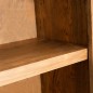 vidaXL Mueble de pared para baño madera maciza de pino 42x23x70 cm