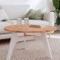 vidaXL Tablero redondo de madera maciza de haya Ø80x2,5 cm vidaXL Tablero redondo de madera maciza de haya Ø80x2,5 cm