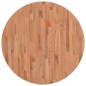 vidaXL Tablero redondo de madera maciza de haya Ø90x4 cm vidaXL Tablero redondo de madera maciza de haya Ø90x4 cm