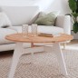vidaXL Tablero redondo de madera maciza de haya Ø80x1,5cm vidaXL Tablero redondo de madera maciza de haya Ø80x1,5cm
