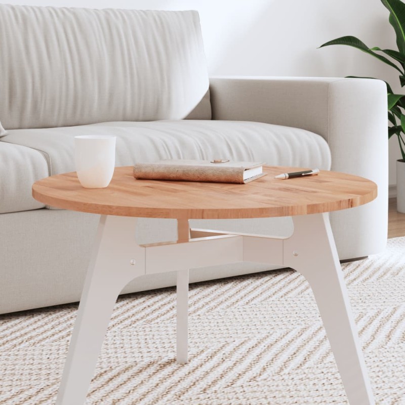 vidaXL Tablero redondo de madera maciza de haya Ø60x1,5 cm vidaXL Tablero redondo de madera maciza de haya Ø60x1,5 cm