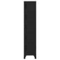 vidaXL Taquilla de acero negro 38x40x180 cm vidaXL Taquilla de acero negro 38x40x180 cm