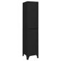 vidaXL Taquilla de acero negro 38x40x180 cm vidaXL Taquilla de acero negro 38x40x180 cm