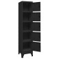 vidaXL Taquilla de acero negro 38x40x180 cm vidaXL Taquilla de acero negro 38x40x180 cm
