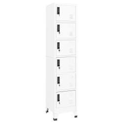 vidaXL Taquilla de acero blanco 38x40x180 cm