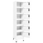vidaXL Taquilla de acero blanco 38x40x180 cm vidaXL Taquilla de acero blanco 38x40x180 cm
