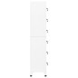vidaXL Taquilla de acero blanco 38x40x180 cm vidaXL Taquilla de acero blanco 38x40x180 cm