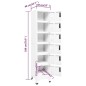 vidaXL Taquilla de acero blanco 38x40x180 cm vidaXL Taquilla de acero blanco 38x40x180 cm