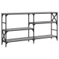 vidaXL Mesa consola madera de ingeniería gris Sonoma 150x29x76,5 cm vidaXL Mesa consola madera de ingeniería gris Sonoma 150x29x76,5 cm
