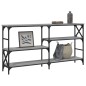 vidaXL Mesa consola madera de ingeniería gris Sonoma 150x29x76,5 cm vidaXL Mesa consola madera de ingeniería gris Sonoma 150x29x76,5 cm