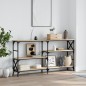 vidaXL Mesa consola madera de ingeniería roble Sonoma 150x29x76,5 cm vidaXL Mesa consola madera de ingeniería roble Sonoma 150x29x76,5 cm