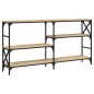 vidaXL Mesa consola madera de ingeniería roble Sonoma 150x29x76,5 cm vidaXL Mesa consola madera de ingeniería roble Sonoma 150x29x76,5 cm